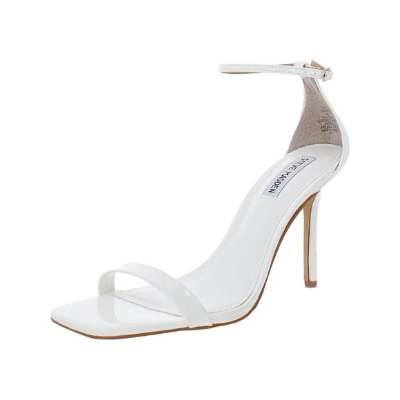 Steve Madden Shoes - Steve Madden Women's Shaye Vegan Leather Ankle Strap Heeled Sandal